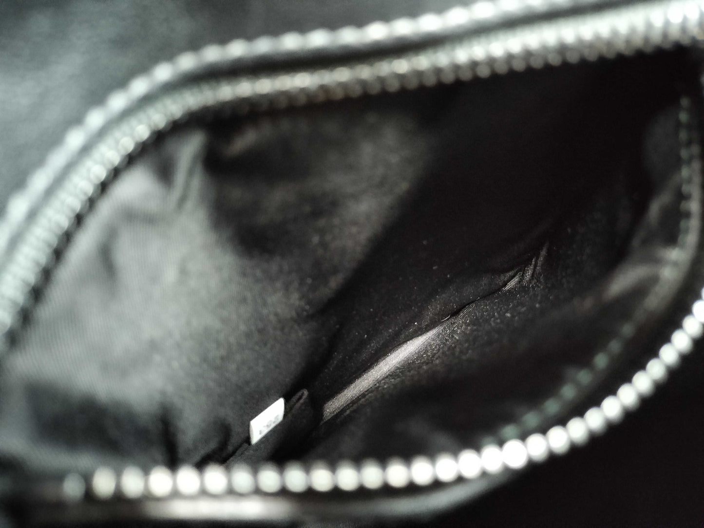 PRADA Prada Triangle Logo Leather Messenger Shoulder Bag