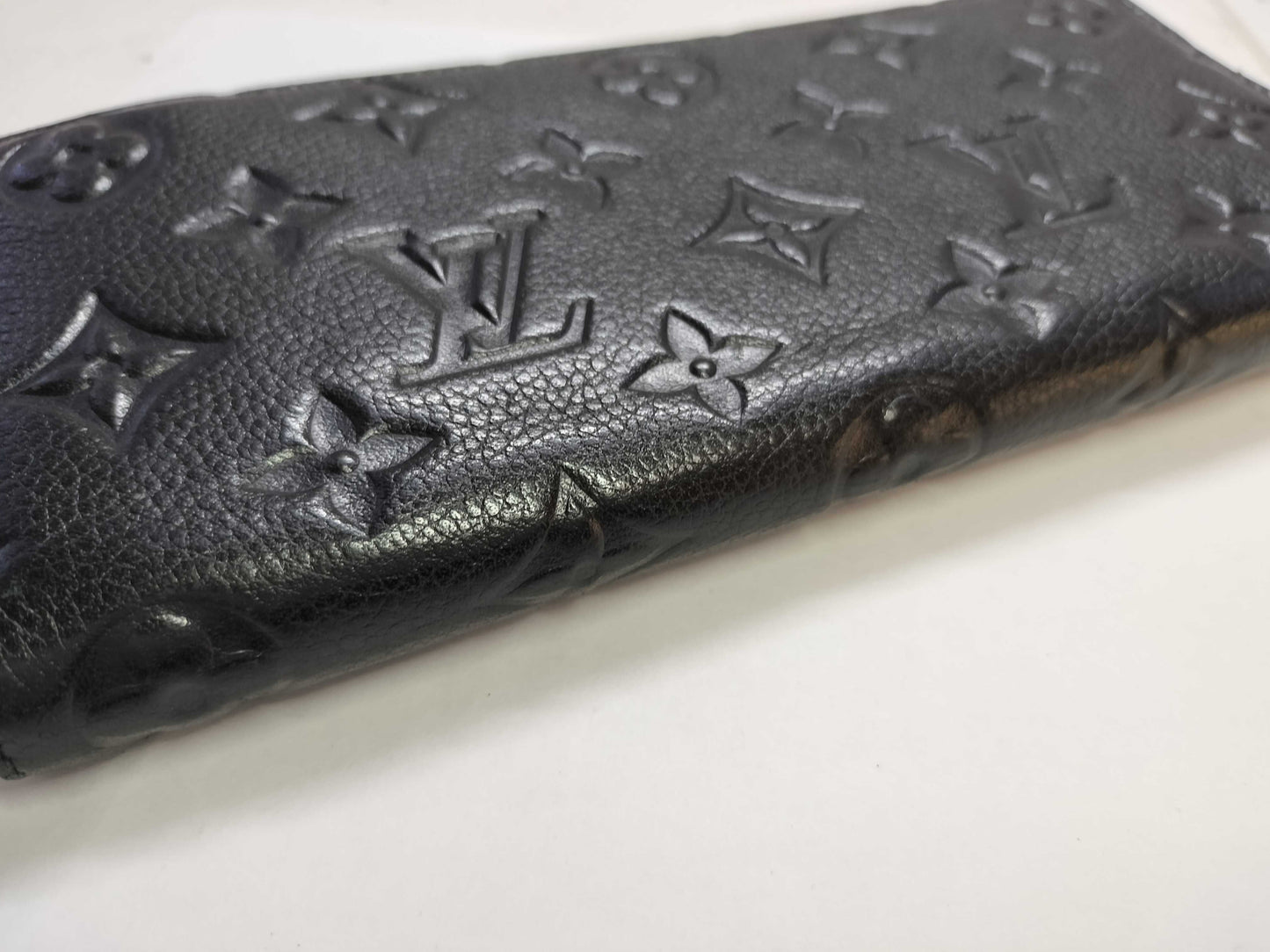 LOUIS VUITTON SP2157 Monogram Empreinte Louis Vuitton LOUIS VUITTON m60172 Clemence Empreinte Wallet