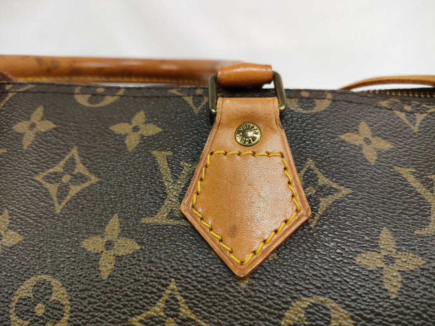 LOUIS VUITTON VI 863 Monogram LOUIS VUITTON M41107 Monogram Speedy 35 Handbag