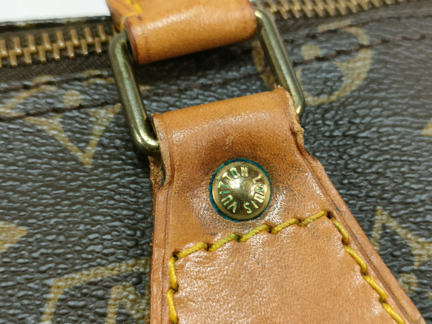 LOUIS VUITTON VI 863 Monogram LOUIS VUITTON M41107 Monogram Speedy 35 Handbag