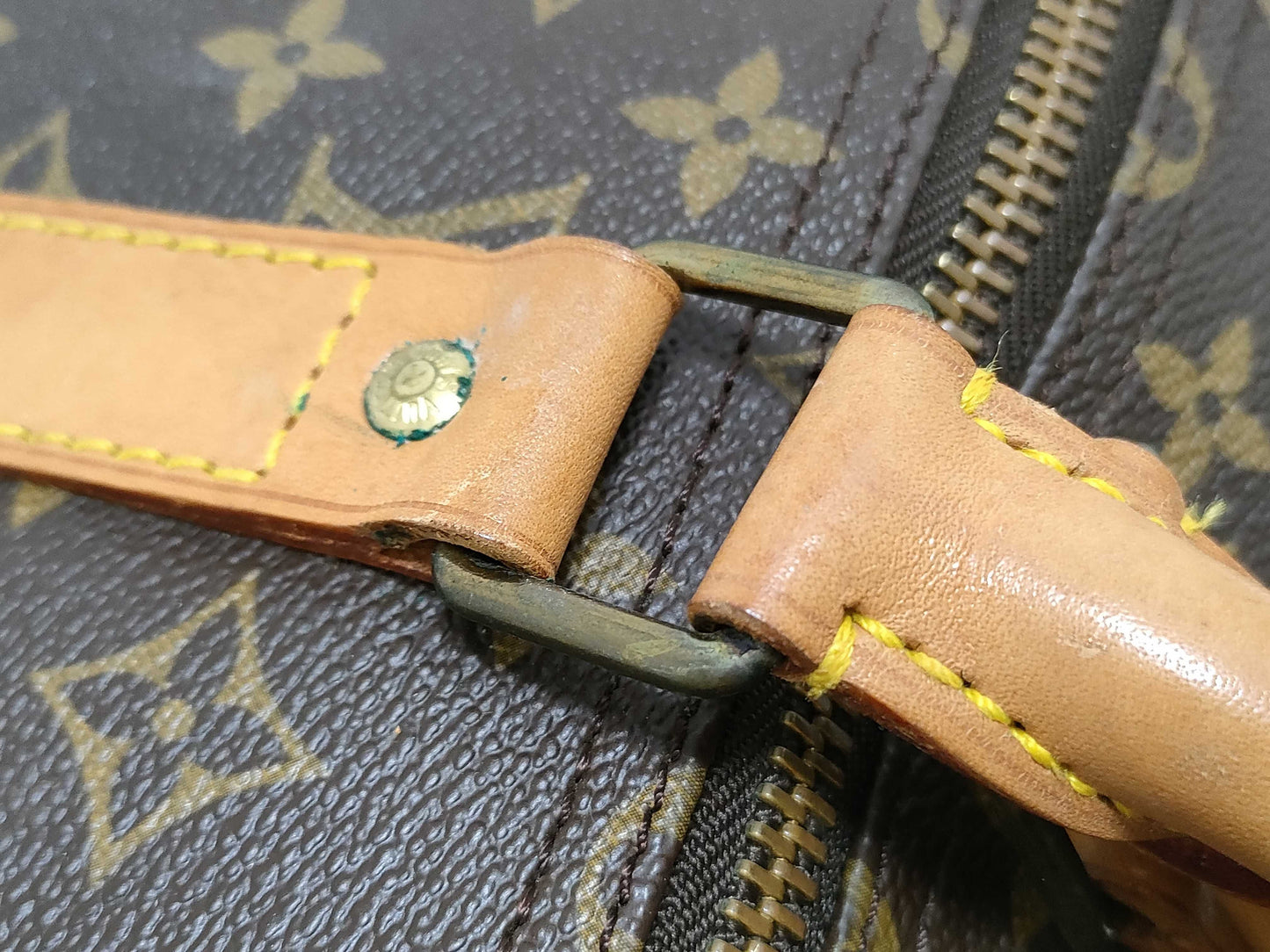 LOUIS VUITTON RFID Unverifiable Monogram LOUIS VUITTON M41424 Monogram Keepall 55 Boston Bag