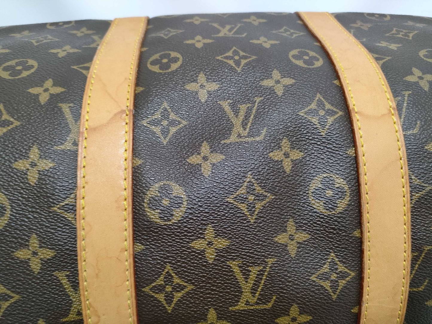 LOUIS VUITTON RFID Unverifiable Monogram LOUIS VUITTON M41424 Monogram Keepall 55 Boston Bag
