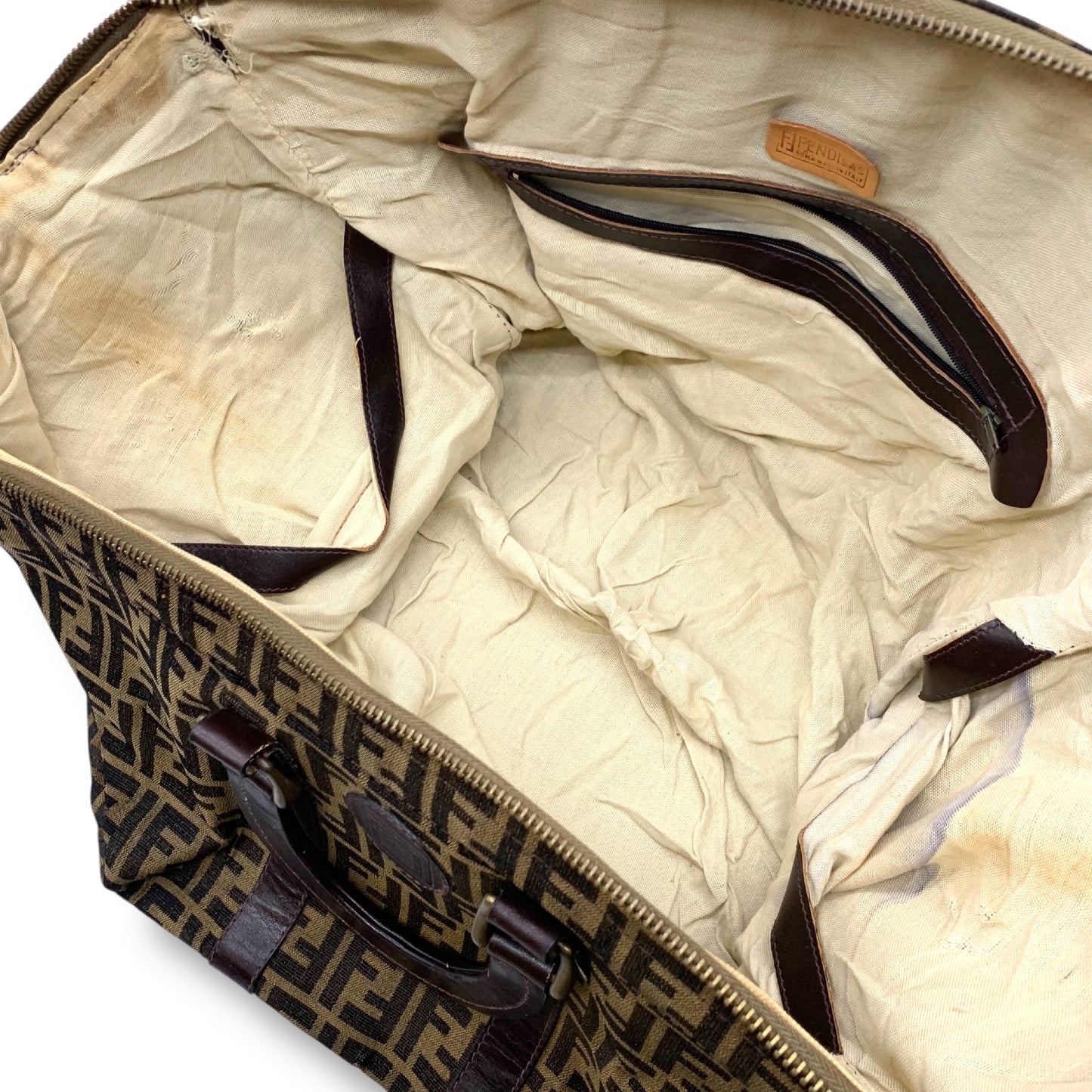 FENDI Boston Bag Zucca Pattern Boston Bag