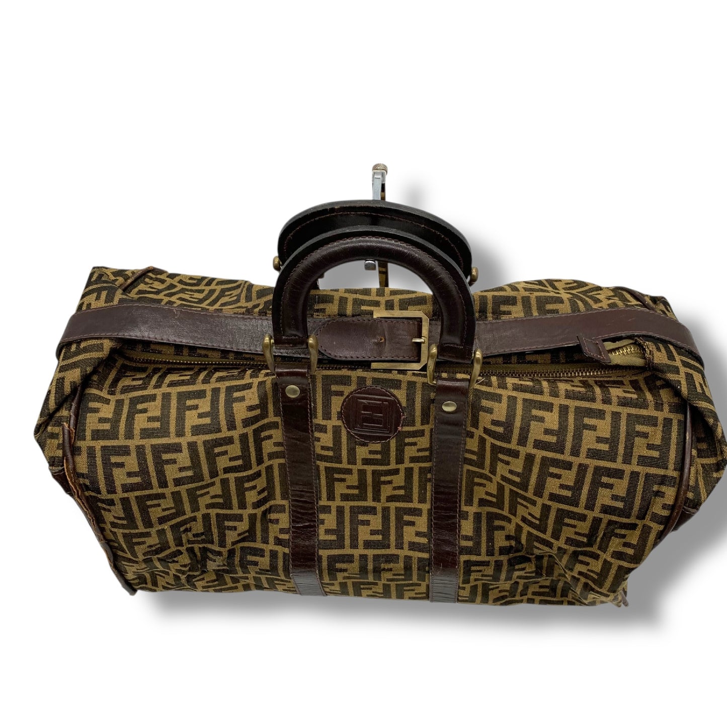 FENDI Boston Bag Zucca Pattern Boston Bag