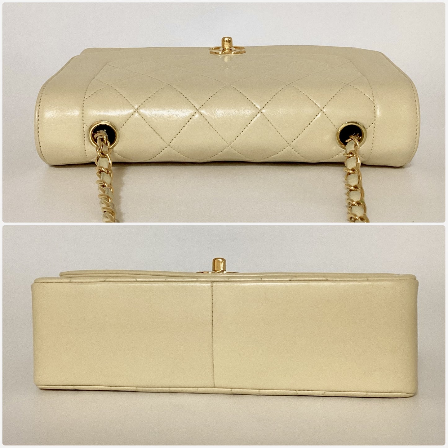 CHANEL Diana Flap Matelasse Chain Shoulder Bag W25 Seal No. 2 Shoulder Bag