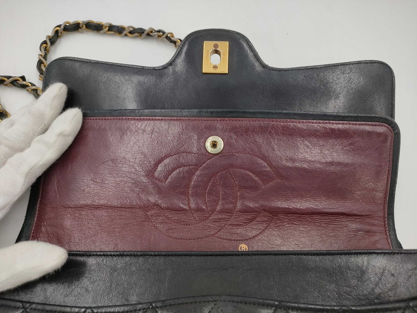 CHANEL Matelasse Double Flap 25 Shoulder Bag