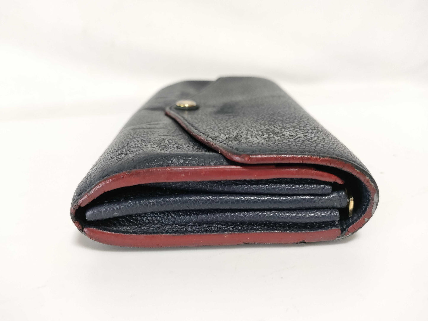 LOUIS VUITTON RFID Unverified CA5116 Monogram Empreinte Louis Vuitton Empreinte Sarah Wallet