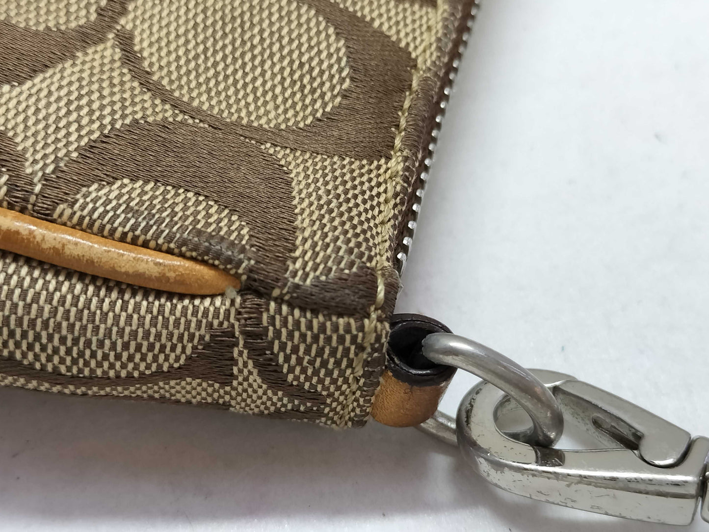 COACH Signature Coach Accessory Pouch Shoulder Bag