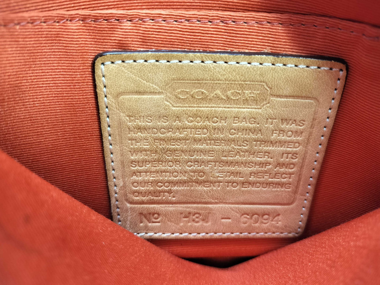 COACH Signature Coach Accessory Pouch Shoulder Bag