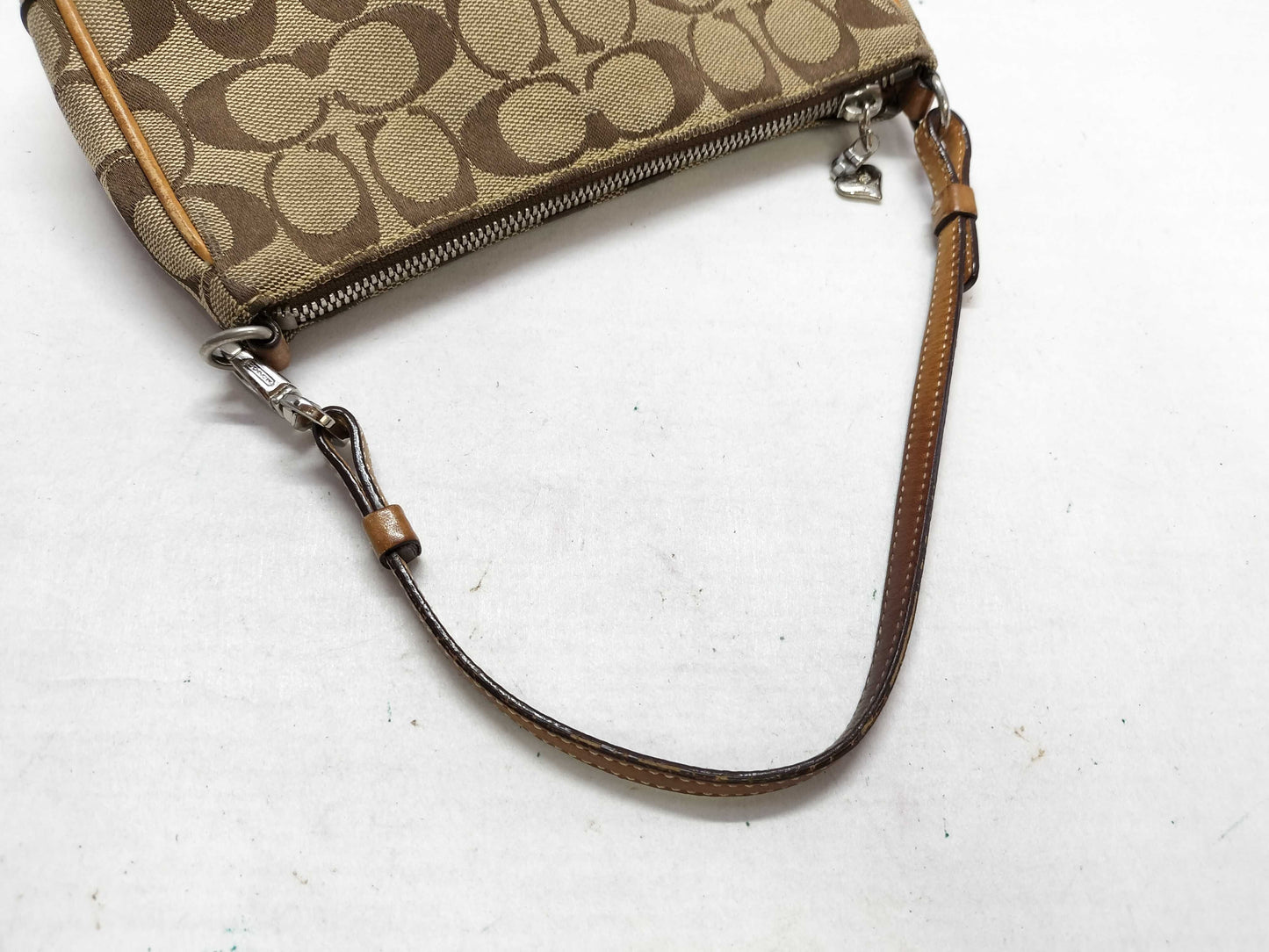 COACH Signature Coach Accessory Pouch Shoulder Bag