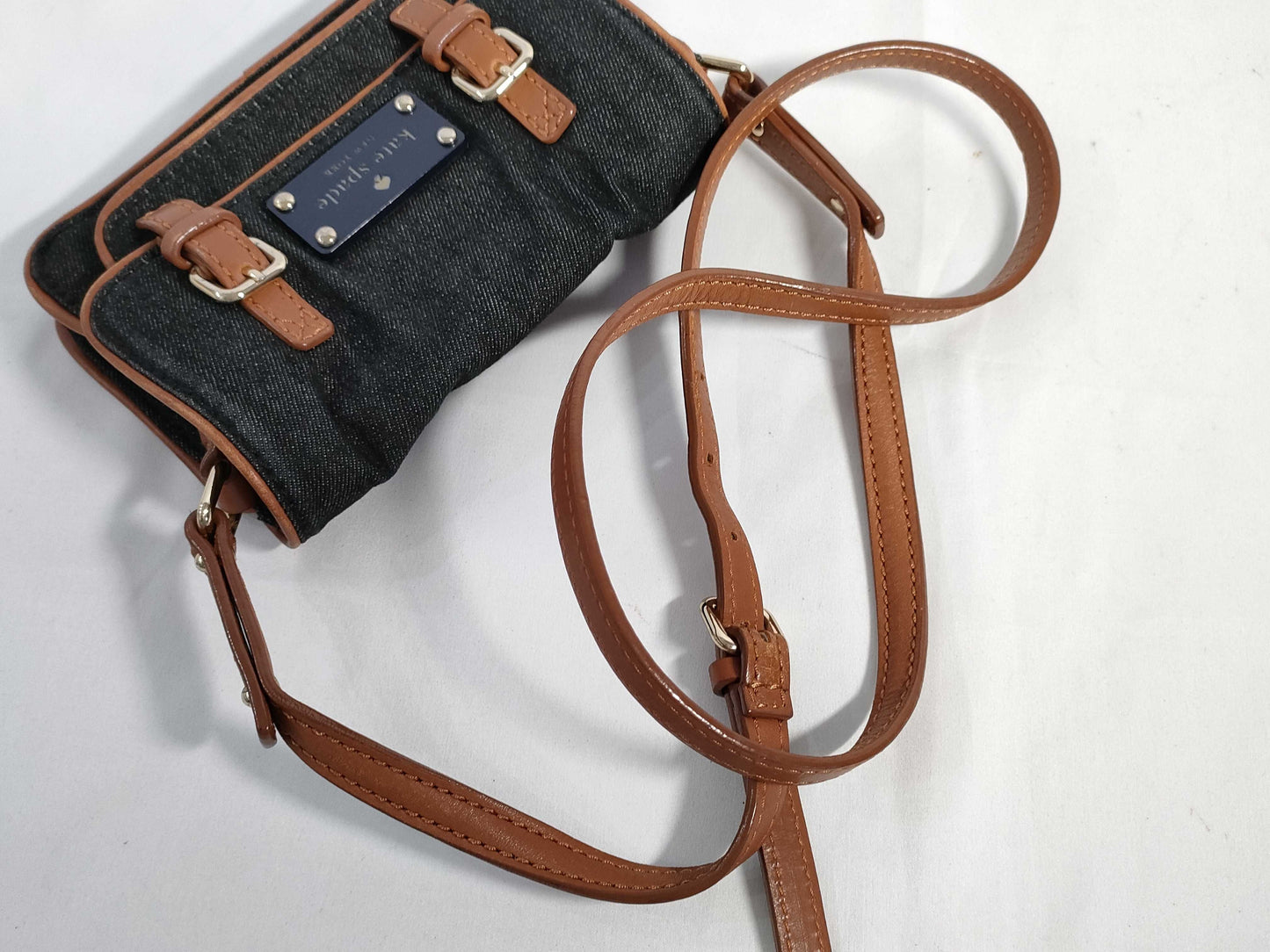 Kate Spade denim shoulder bag