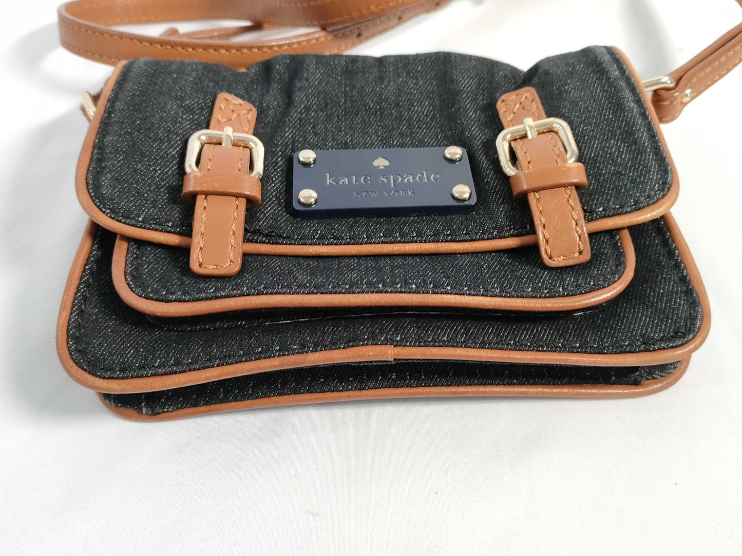 Kate Spade denim shoulder bag
