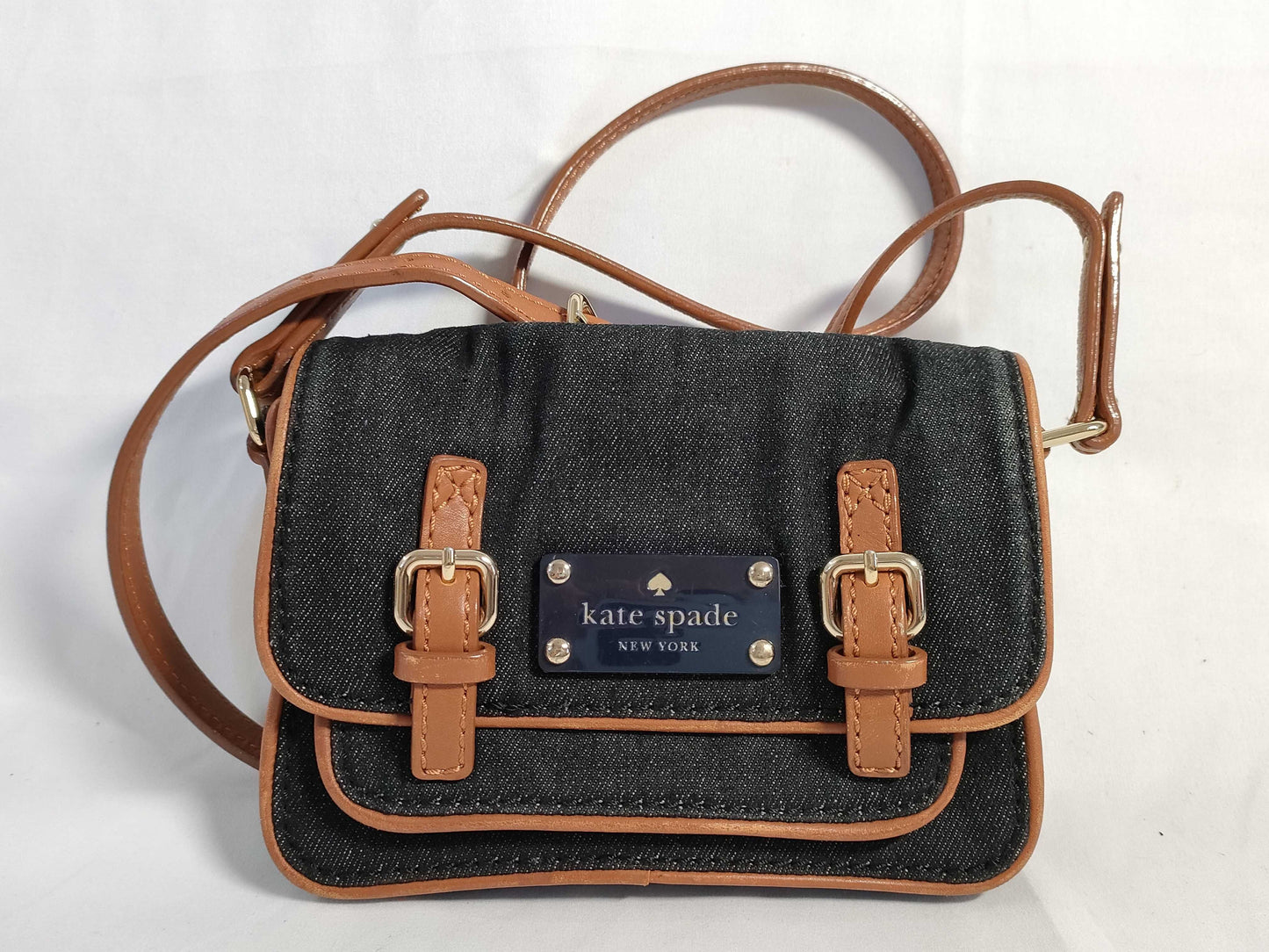 Kate Spade denim shoulder bag