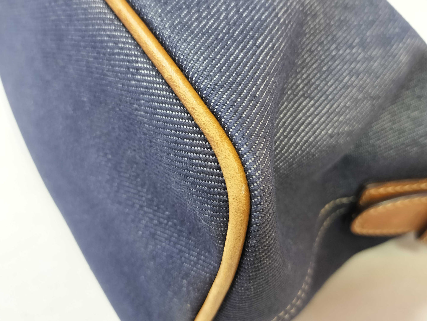 COACH denim accessory pouch shoulder bag