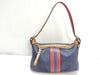 COACH denim accessory pouch shoulder bag