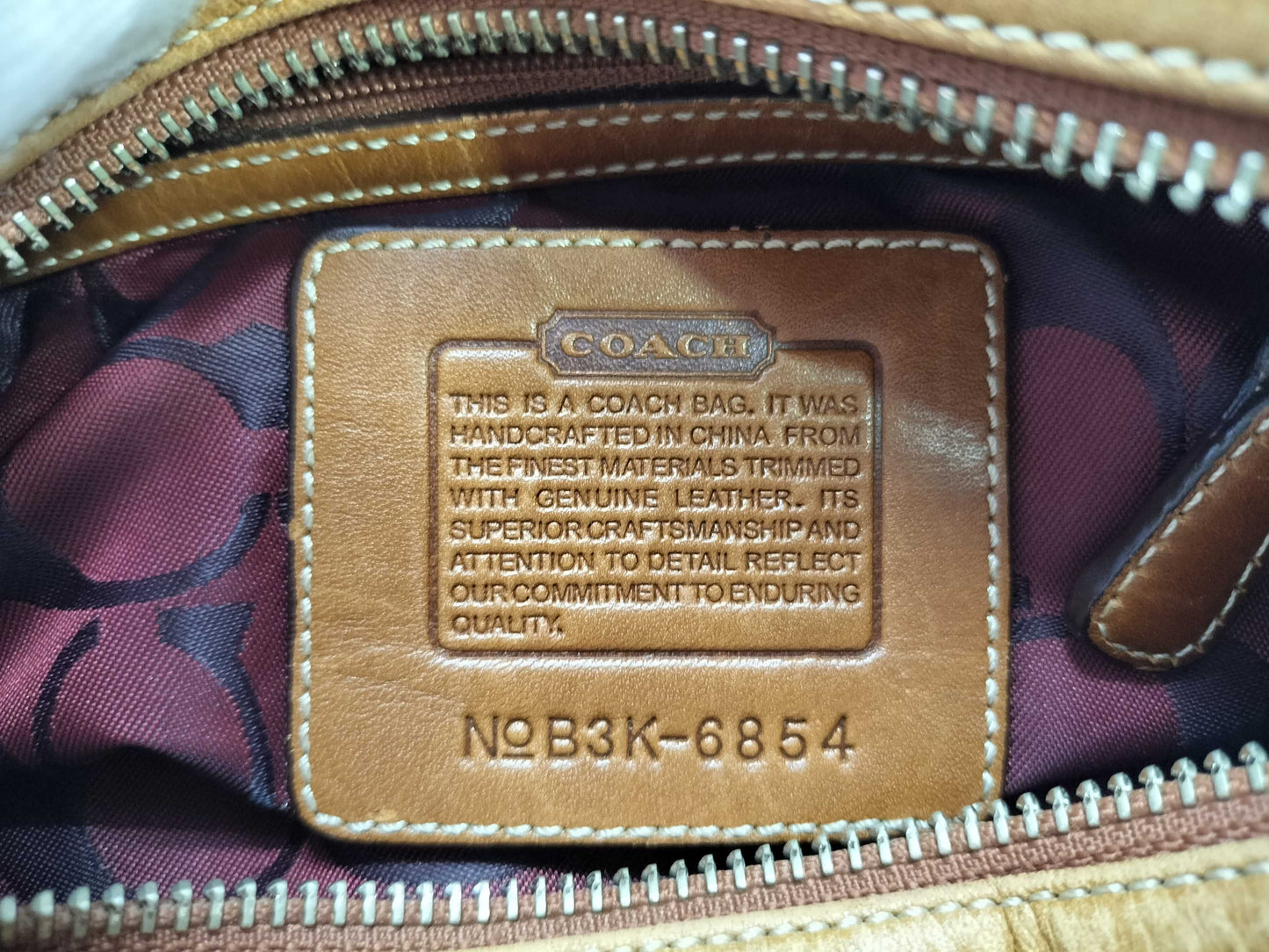 COACH denim accessory pouch shoulder bag