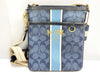 COACH Signature Coach Shoulder Bag Blue