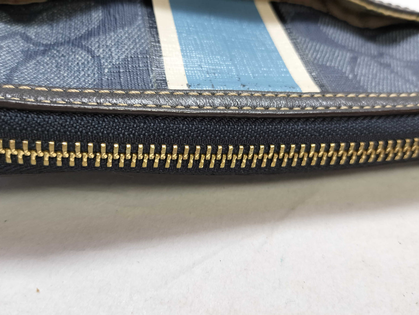 COACH Signature Coach Shoulder Bag Blue