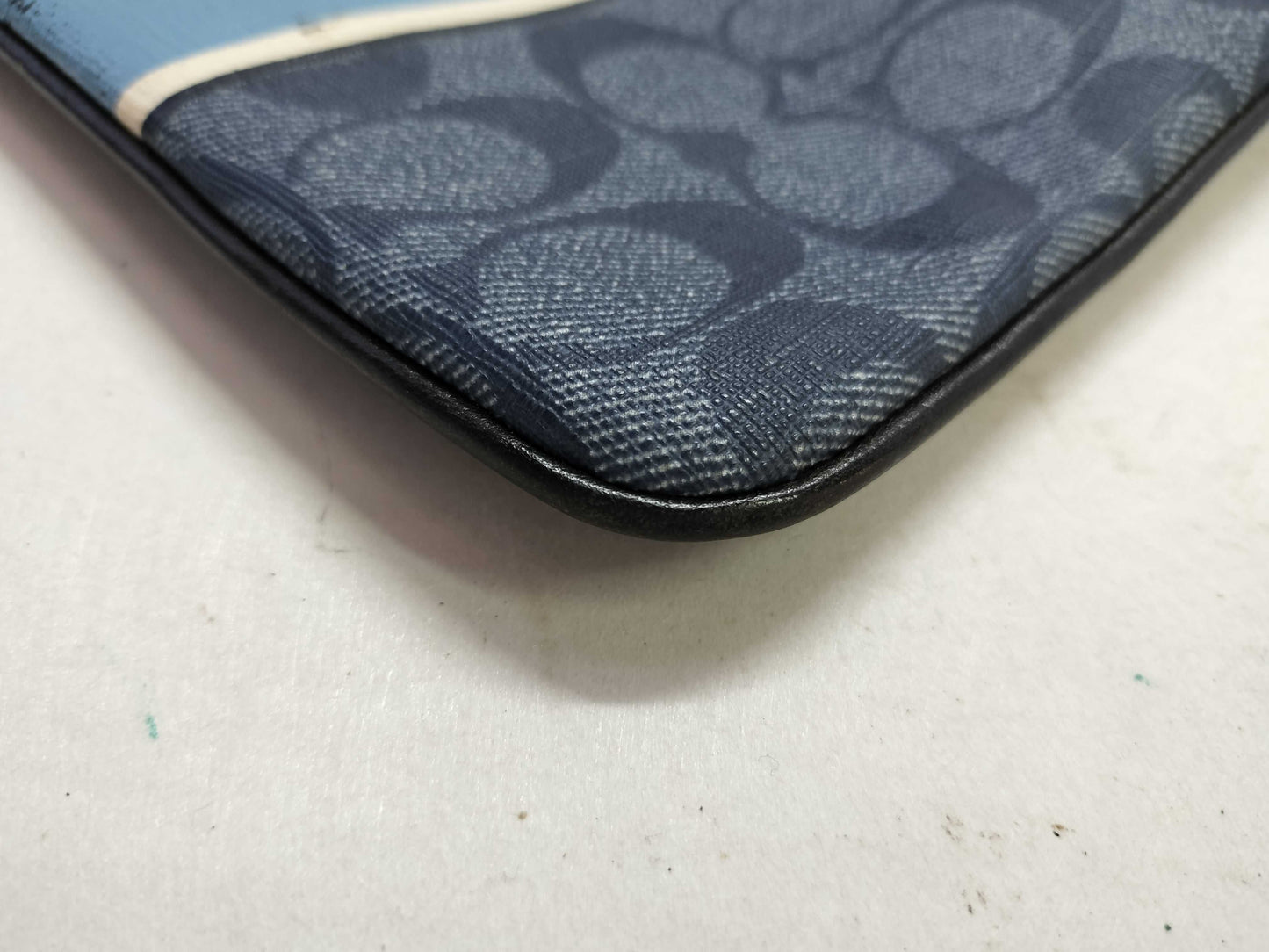 COACH Signature Coach Shoulder Bag Blue