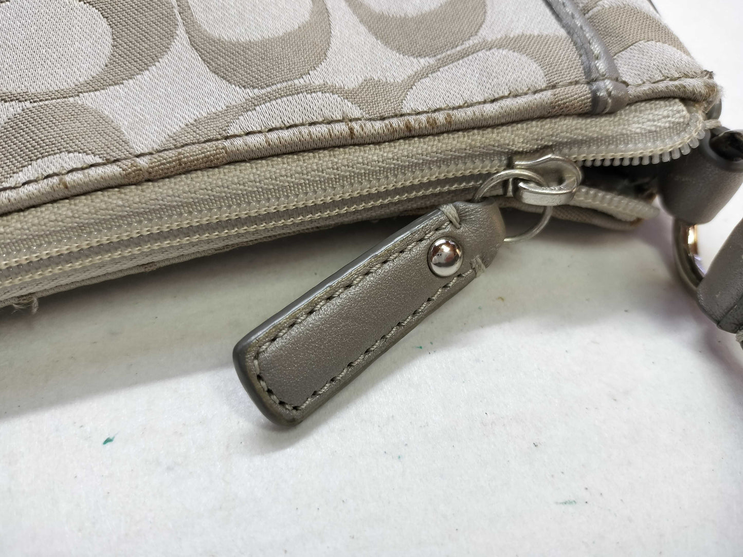 COACH Signature Coach Accessory Pouch Shoulder Bag