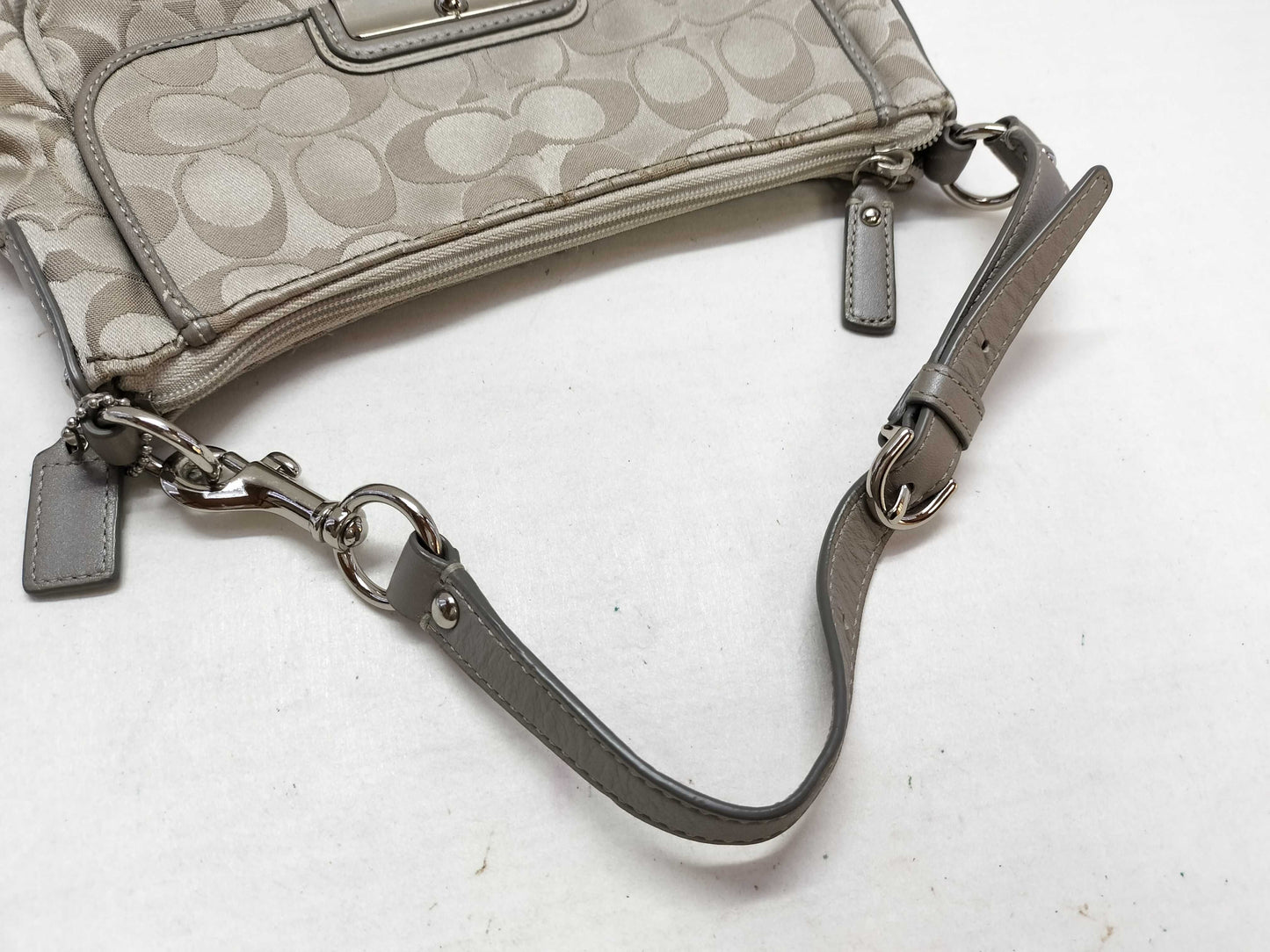 COACH Signature Coach Accessory Pouch Shoulder Bag