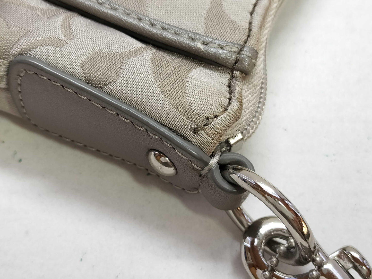 COACH Signature Coach Accessory Pouch Shoulder Bag