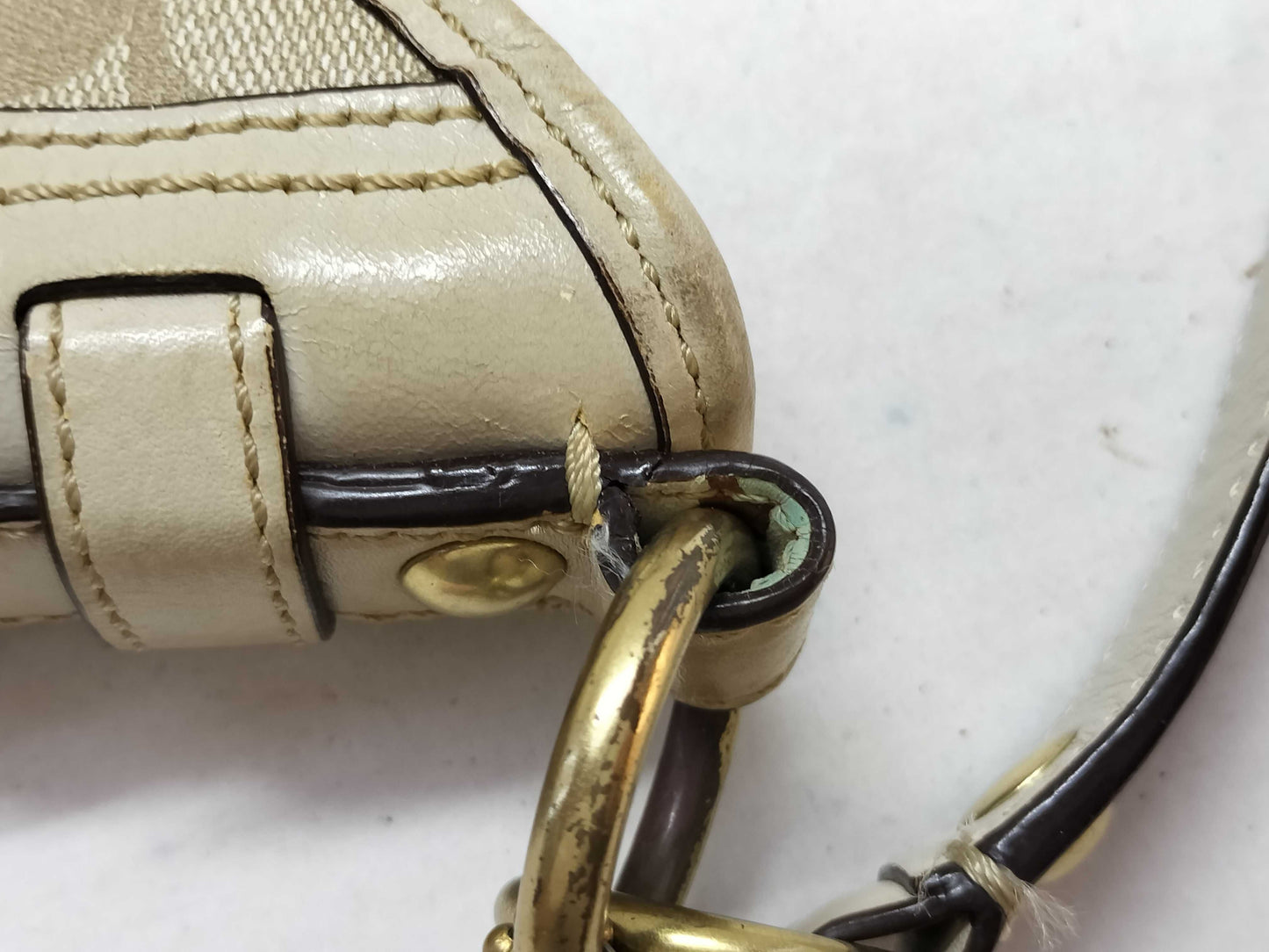 COACH Signature Hobo Shoulder Bag