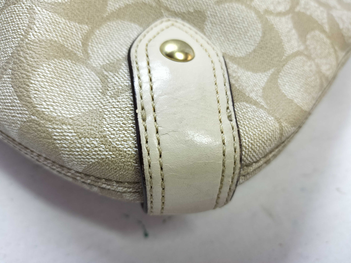 COACH Signature Hobo Shoulder Bag