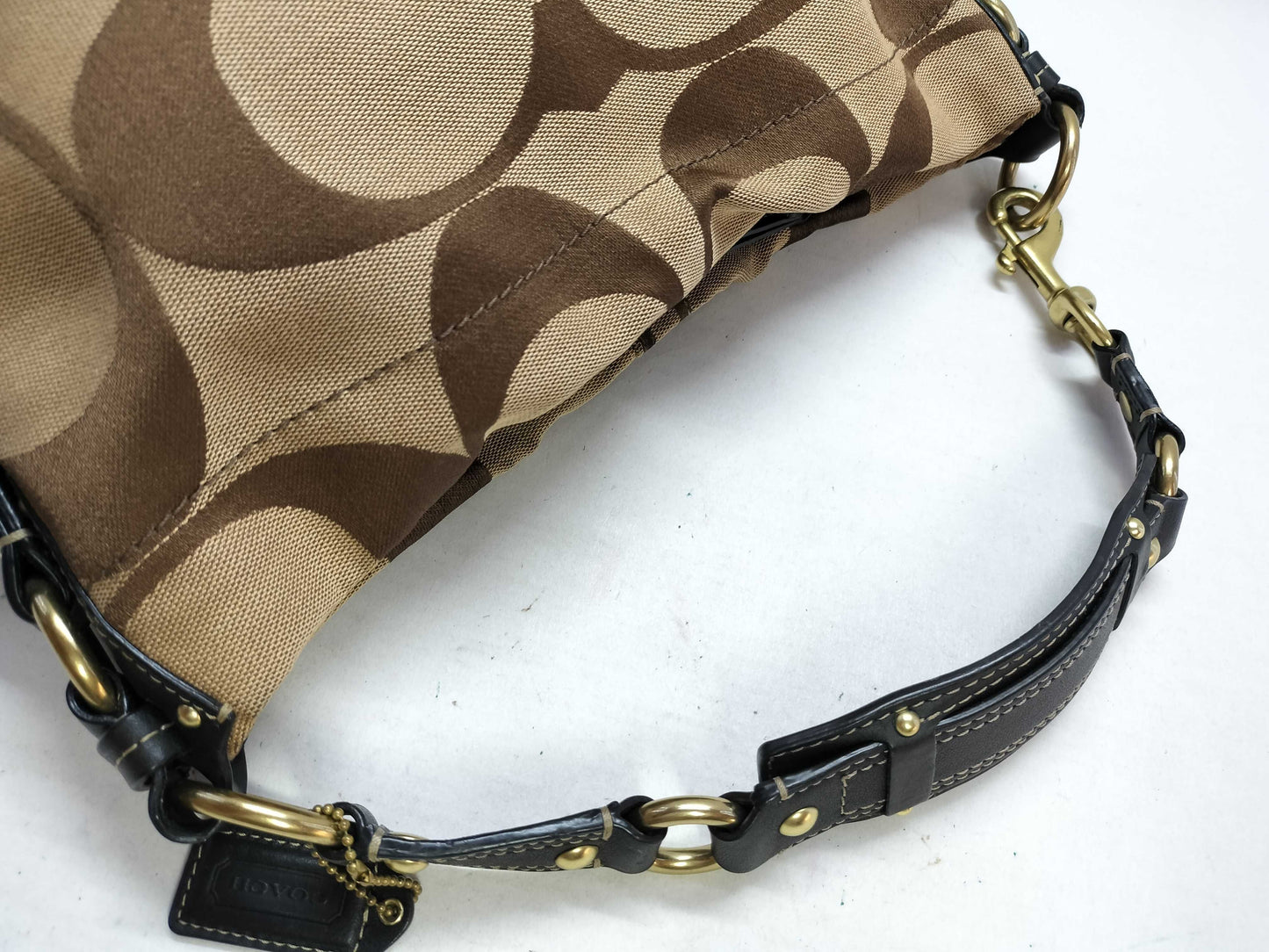 COACH Signature Coach Shoulder Bag