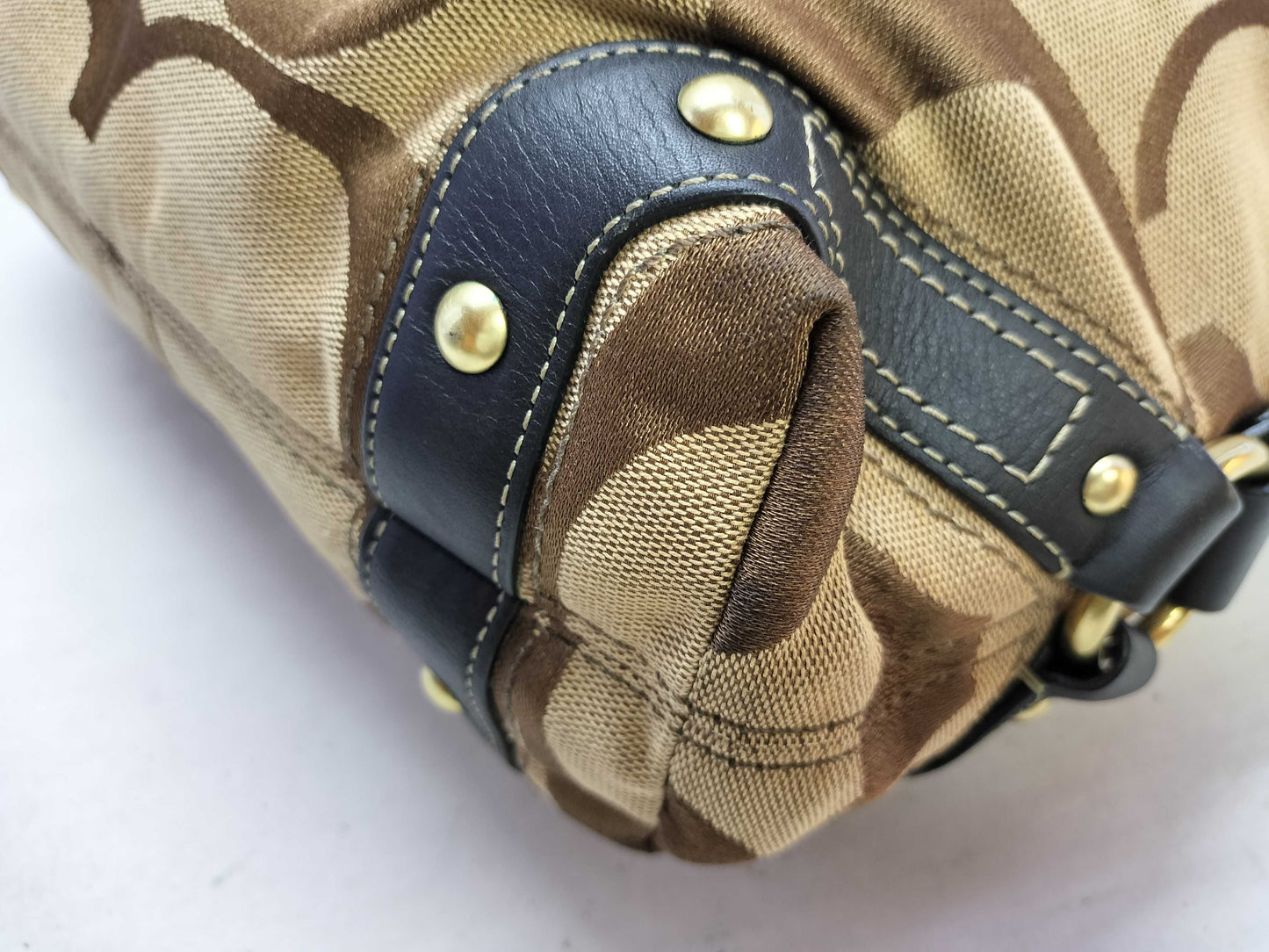 COACH Signature Coach Shoulder Bag