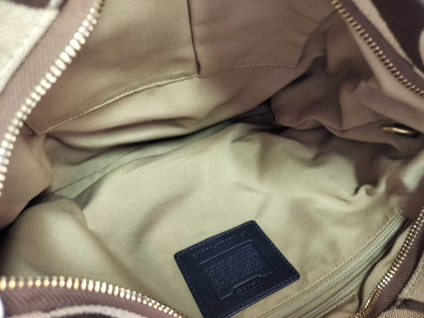 COACH Signature Coach Shoulder Bag