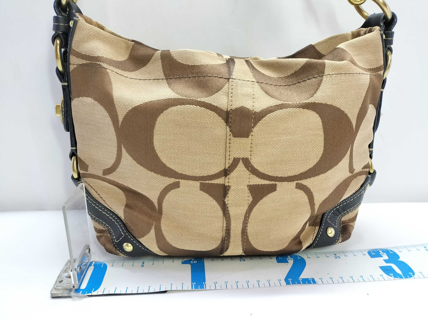 COACH Signature Coach Shoulder Bag