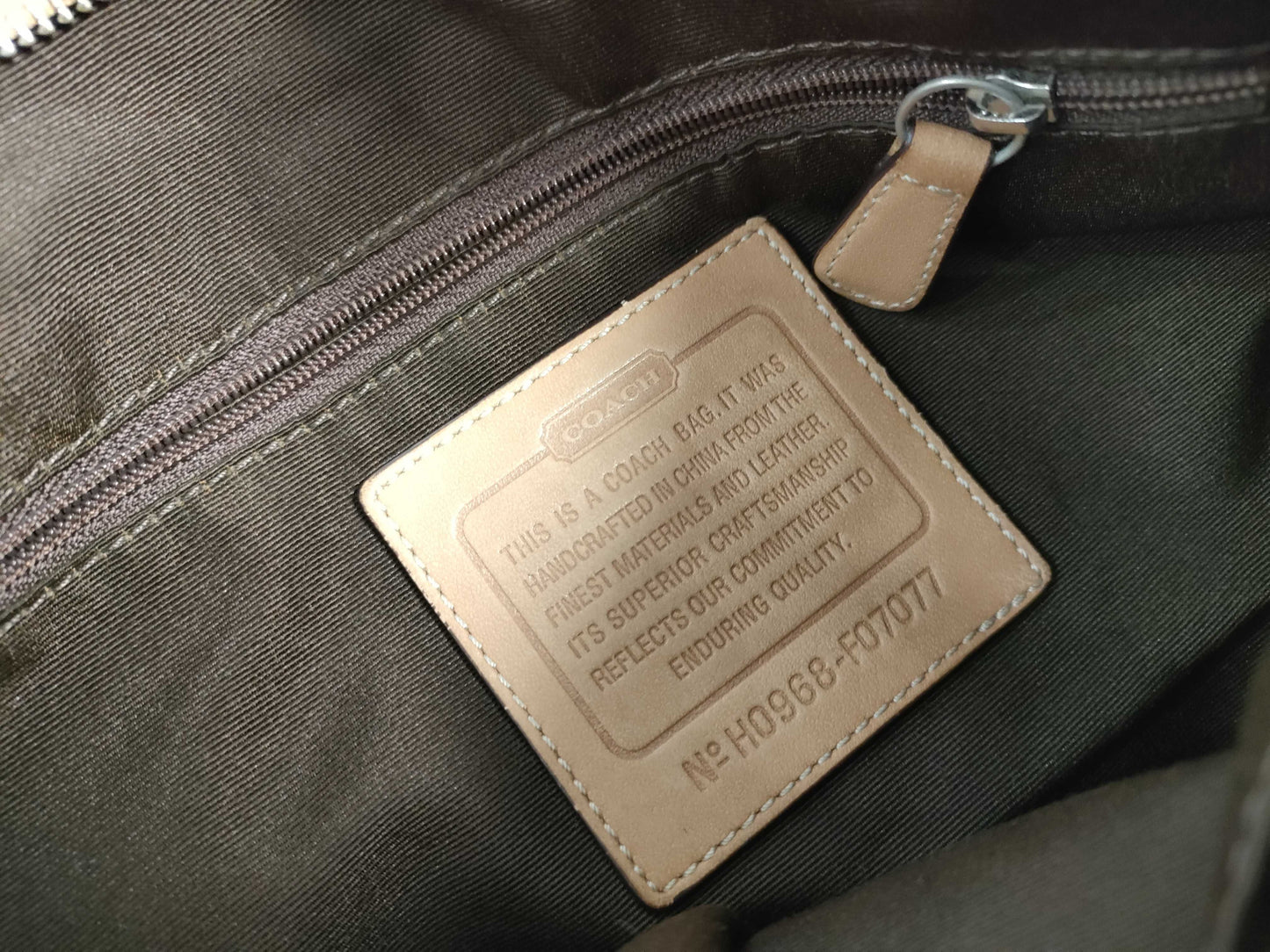 COACH Signature Coach Shoulder Bag
