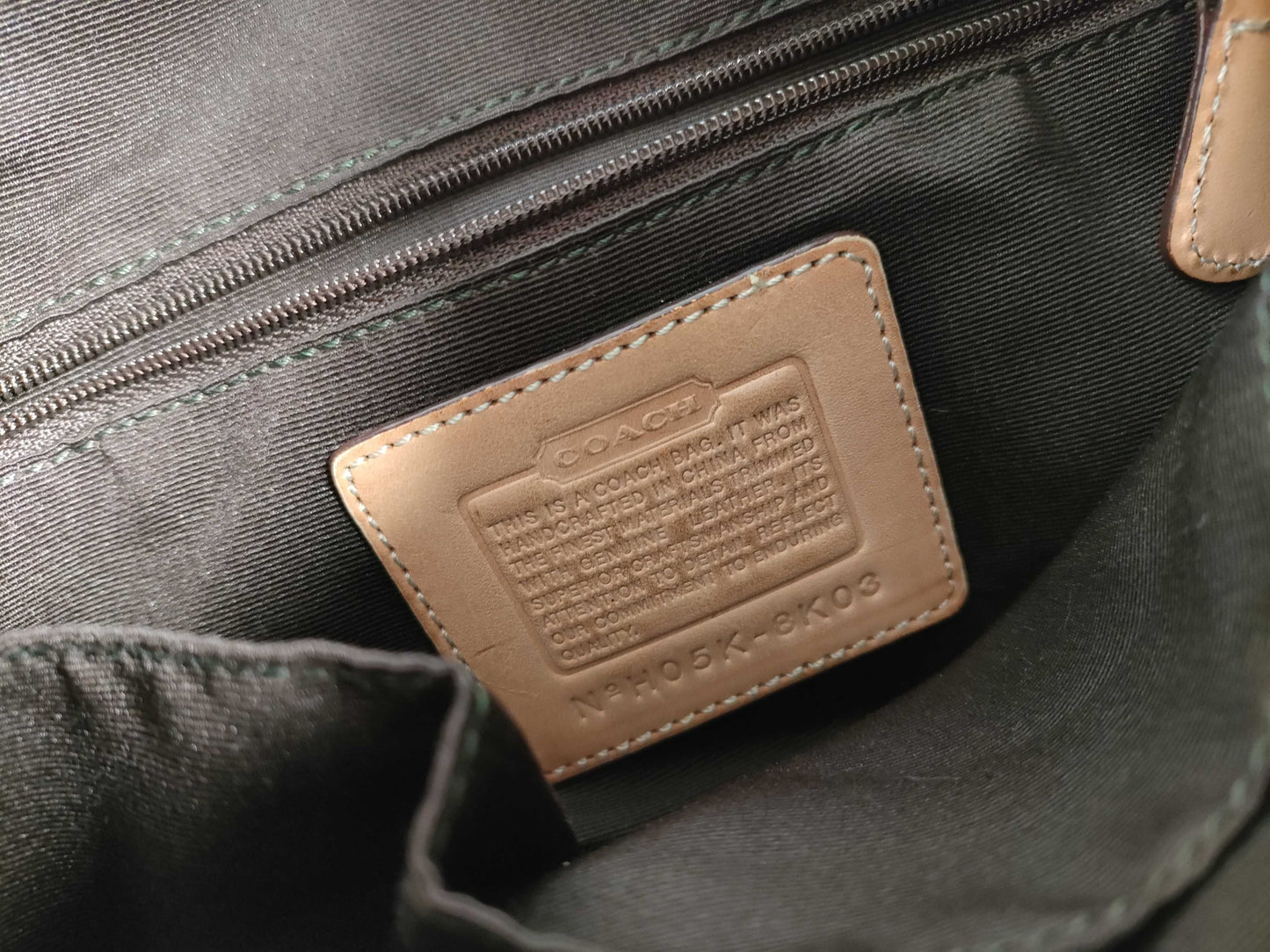 COACH Signature Coach Shoulder Bag