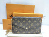 LOUIS VUITTON RFID Verified Monogram Louis Vuitton Pochette Felicie Shoulder Bag