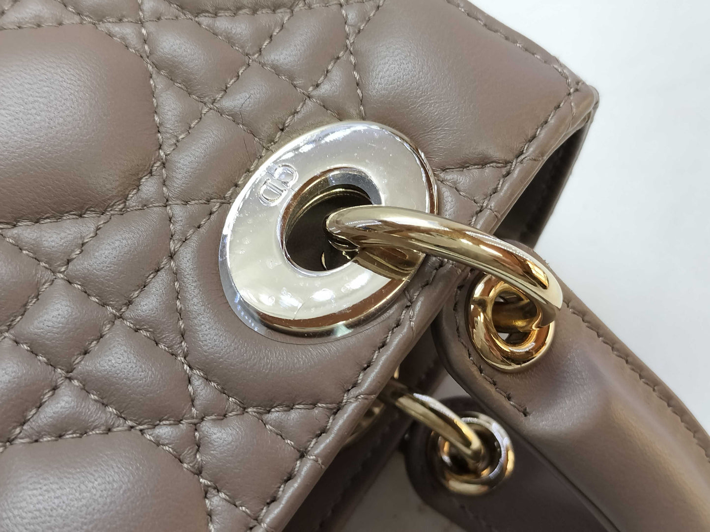 Dior Cannage Beige Handbag