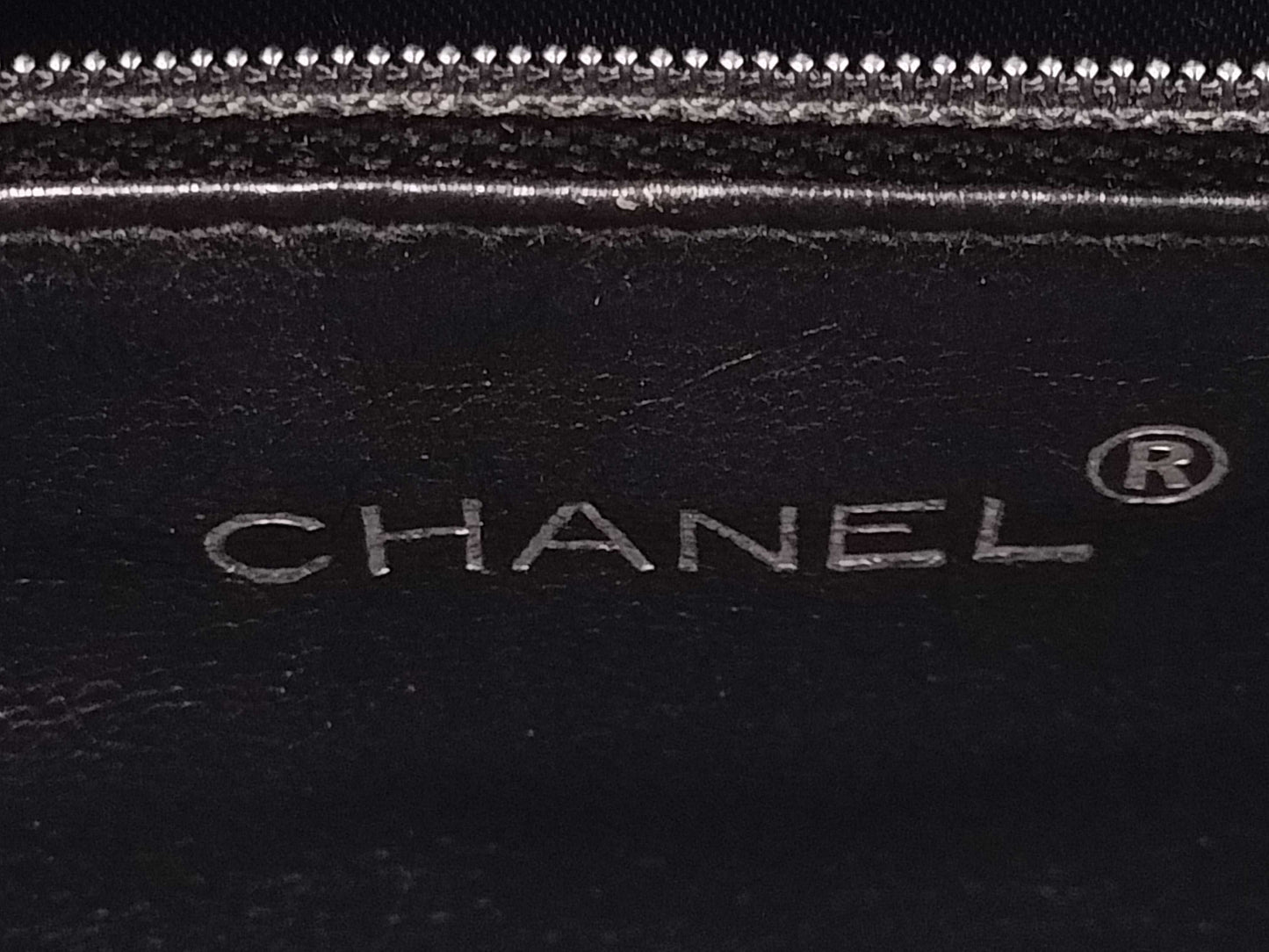 CHANEL Matelasse Chain Tote Bag in Caviar Leather, Black, 6159214