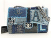 CHANEL Patchwork Matelasse Chain Shoulder Bag, Denim and Quilted, Blue, 20891711 Shoulder Bag