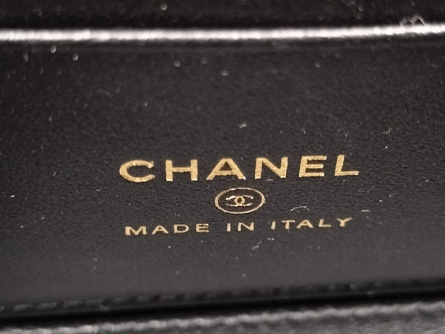 CHANEL Matelasse Vanity Case, Lambskin, Black, K833X9PG Shoulder Bag