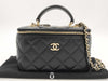 CHANEL Matelasse Vanity Case, Lambskin, Black, K833X9PG Shoulder Bag