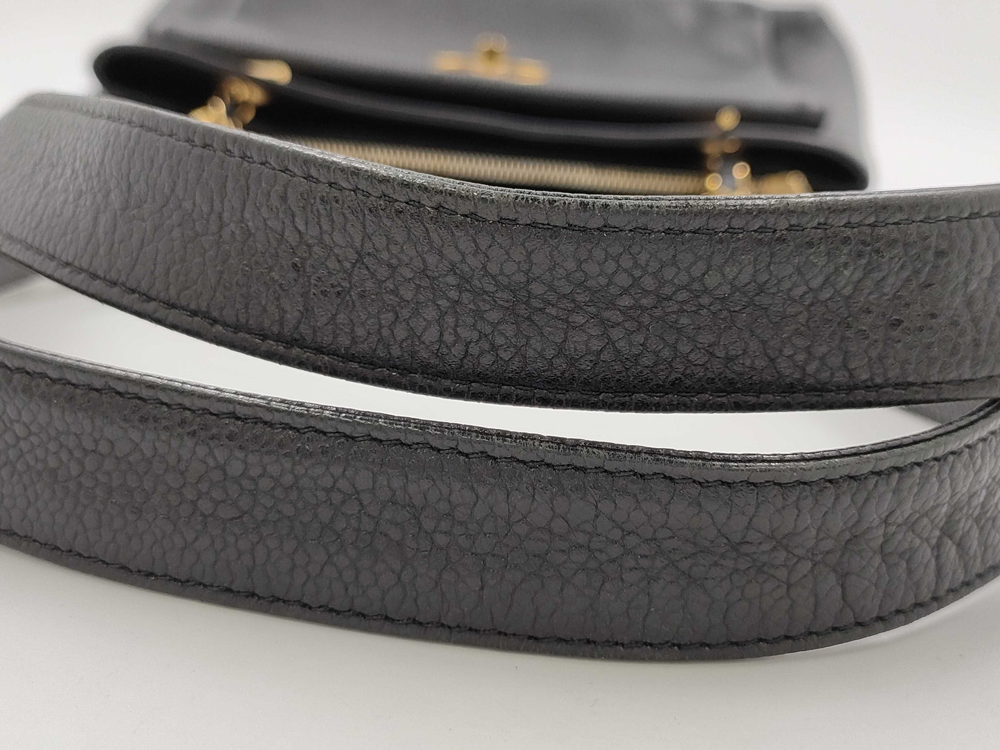 CHANEL Coco Mark Caviar Leather Chain Tote Bag in Black with Gold Hardware, Sticker Included, Card Not Included, Shoulder Bag