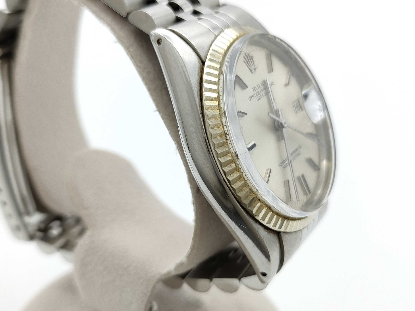 ROLEX Datejust 1601 3457725 Silver Dial Unoperated Boys' Watch