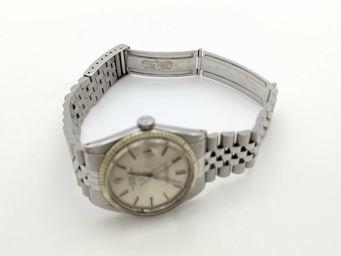 ROLEX Datejust 1601 3457725 Silver Dial Unoperated Boys' Watch