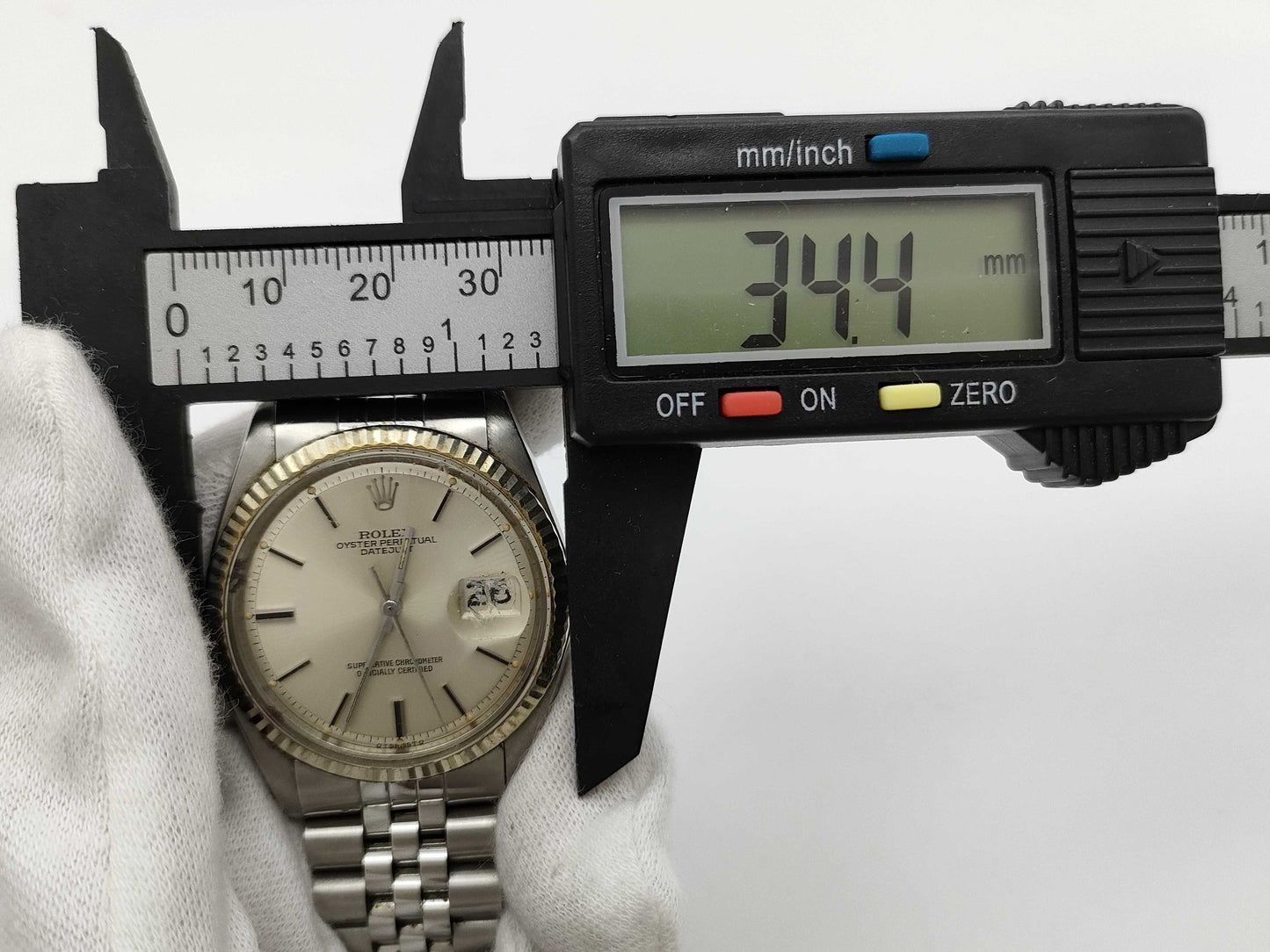 ROLEX Datejust 1601 3457725 Silver Dial Unoperated Boys' Watch
