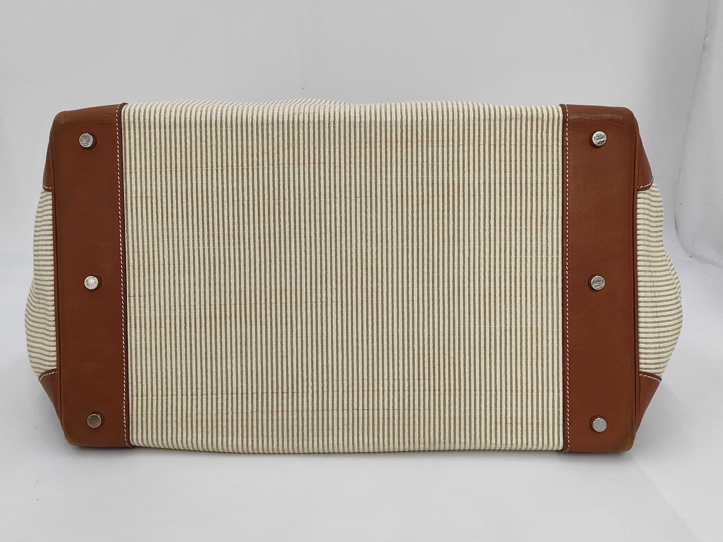 HERMES Haute Couture 45 □B Toile H Handbag