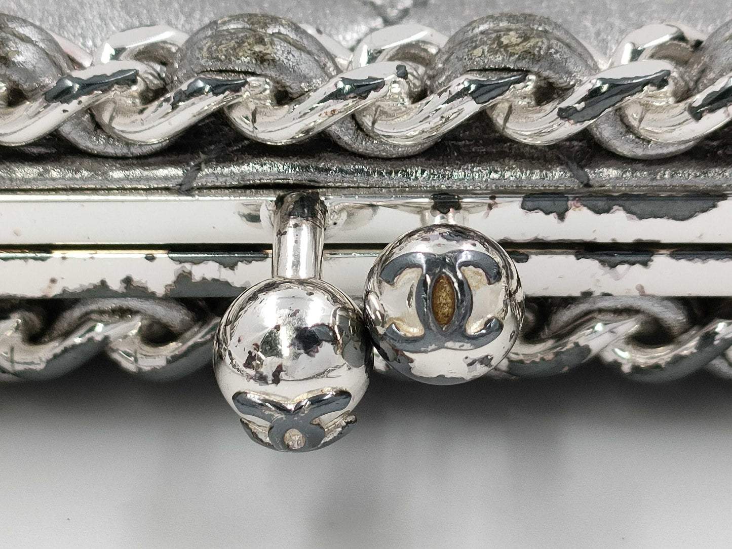 CHANEL Chain Shoulder Bag with Clasp, Seal No. 3, Shoulder Bag