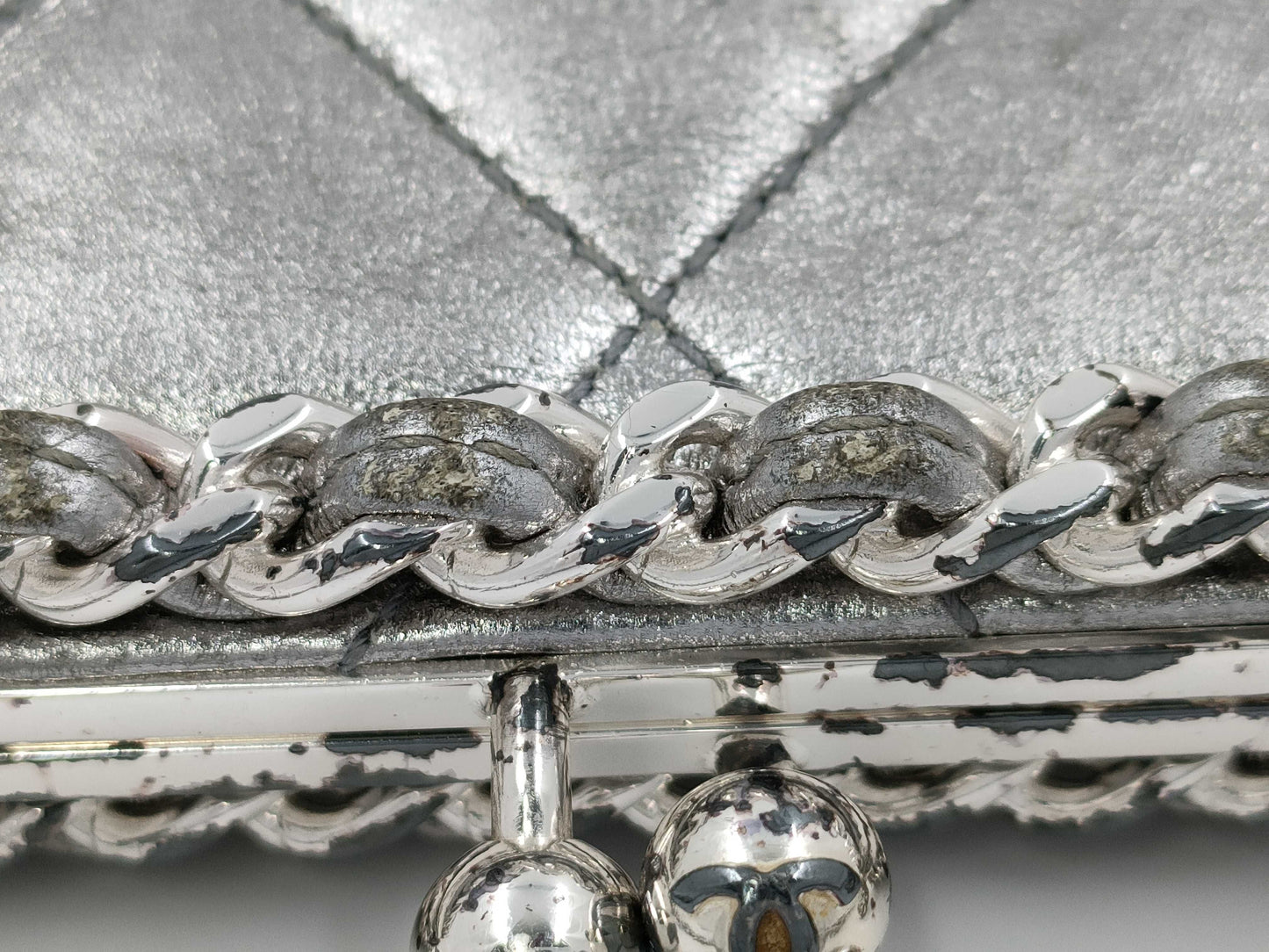 CHANEL Chain Shoulder Bag with Clasp, Seal No. 3, Shoulder Bag