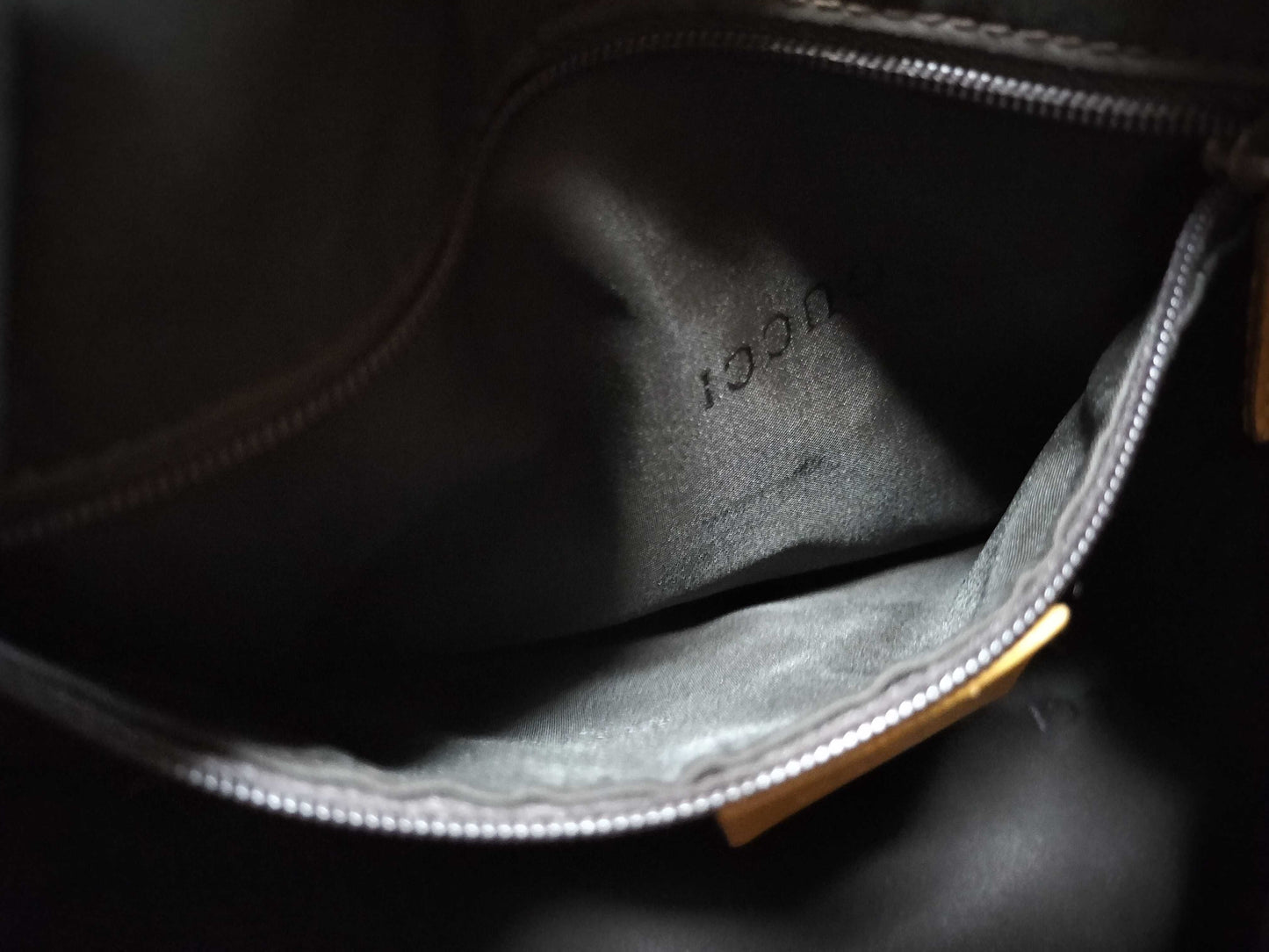 GUCCI 002058 Bamboo Tote Bag Shoulder Bag