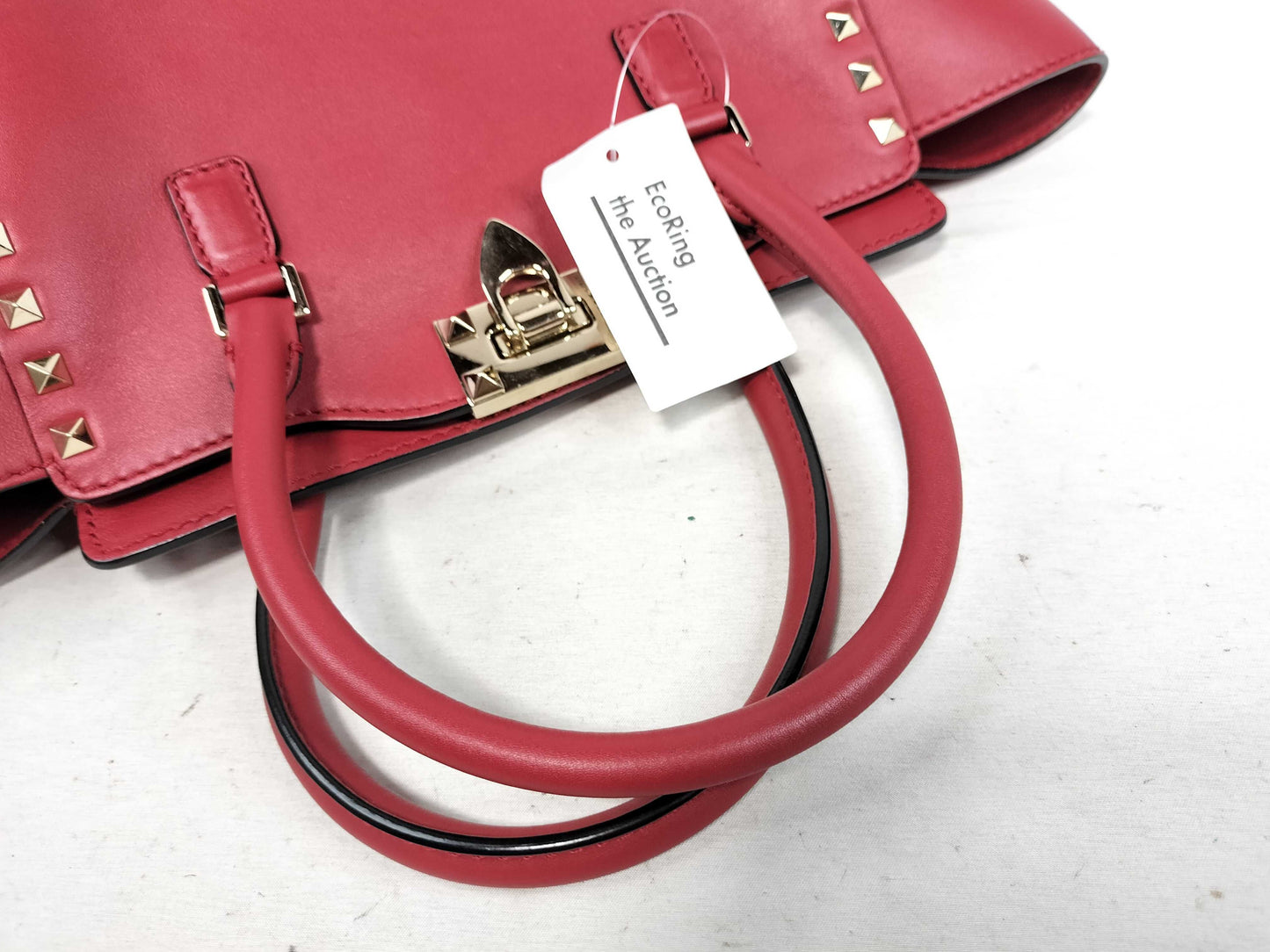 VALENTINO Valentino Garavani Rockstud Leather 2-Way Handbag