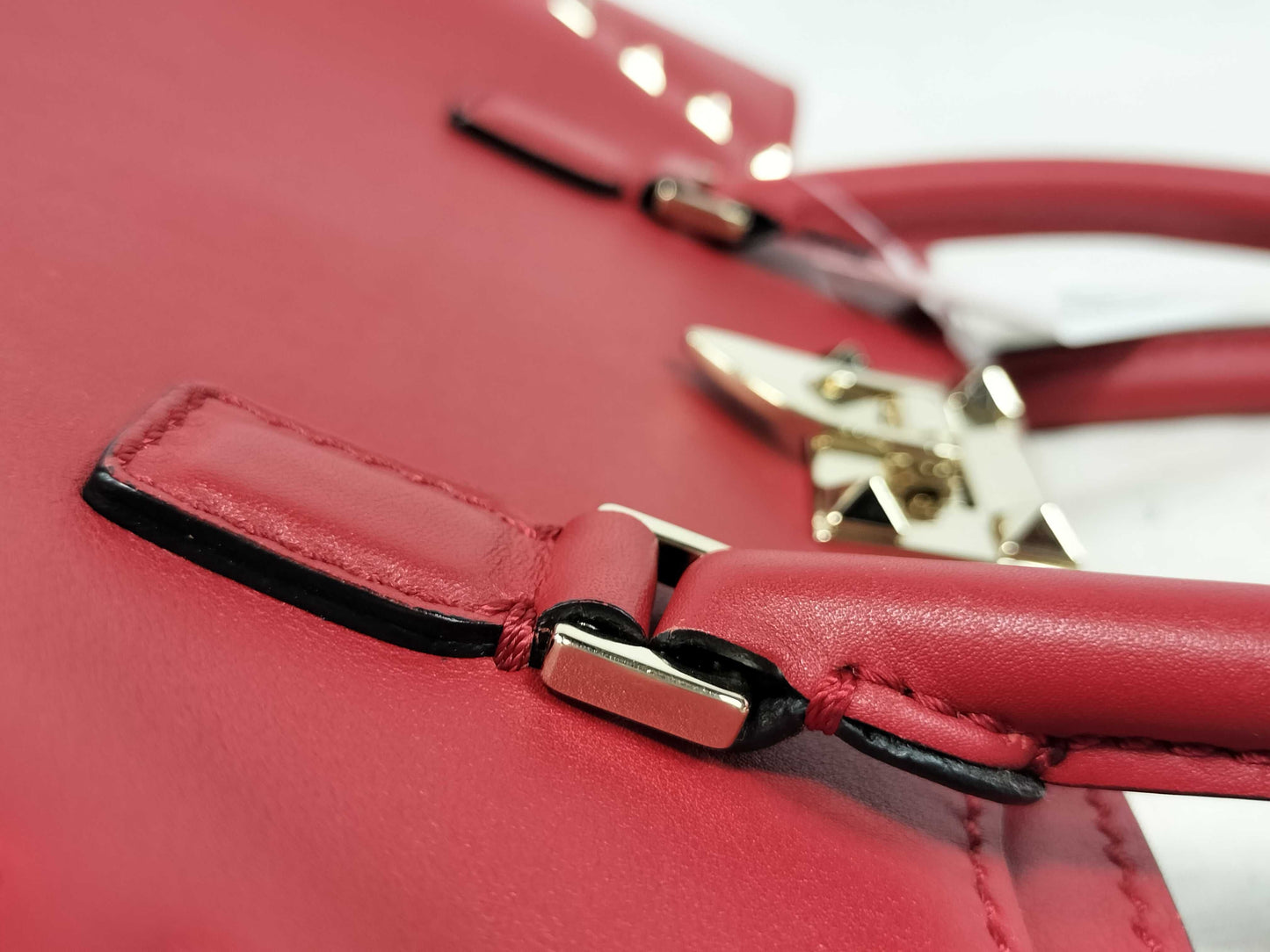 VALENTINO Valentino Garavani Rockstud Leather 2-Way Handbag